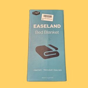 Easeland Twin Soft Micro plush Heat Tech Olive Bed Blanket Camping 66x90 New